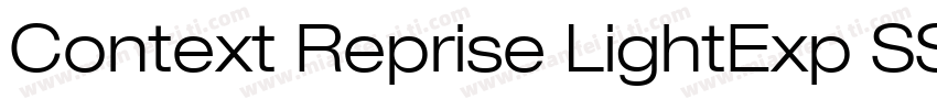 Context Reprise LightExp SSi Bold字体转换